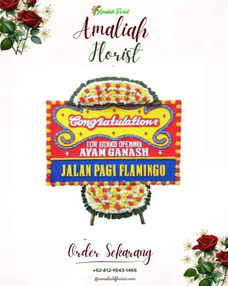 Sewa Papan Bunga Omben